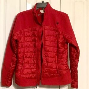 Ariat Women's Bold Red quilted Jacket